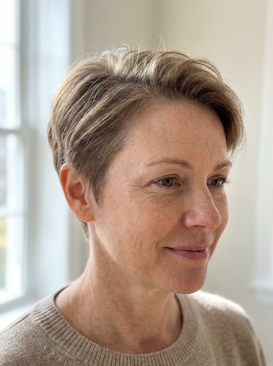 Soft Pixie Cut als Frisuren für dünne Haare Inspiration 2026